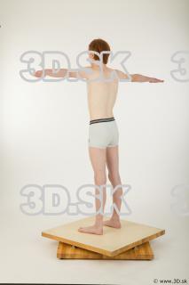 Whole body modeling t pose of Wesley in underwear 0005